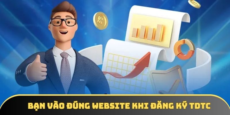 Bạn vào đúng website khi đăng ký TDTC